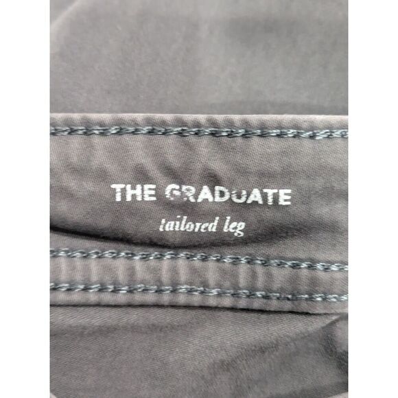 Adriano Goldschmied AG Gray Graduate SUD Sueded Tailored Leg Jean Pants, 38 - Picture 13 of 14